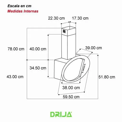 Extractor De Grasa Tipo Chimenea Eclipse Professionale