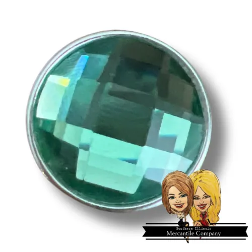 Faceted Glass Jewelry Snap