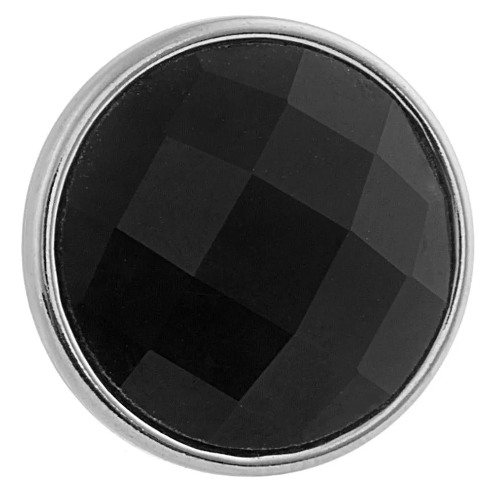 Faceted Glass Jewelry Snap