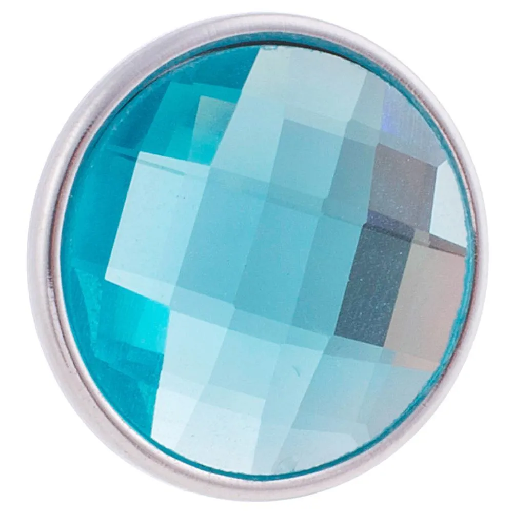 Faceted Glass Jewelry Snap