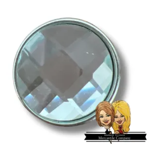 Faceted Glass Jewelry Snap