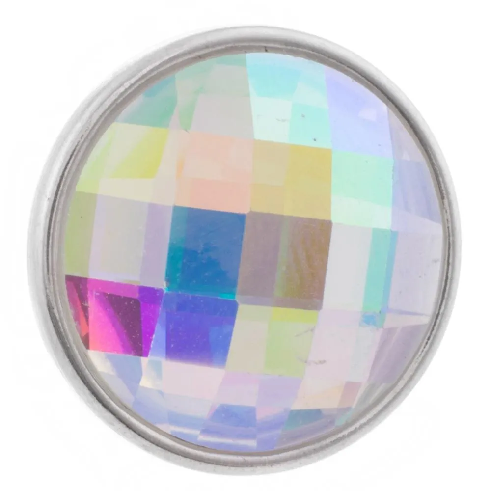 Faceted Glass Jewelry Snap