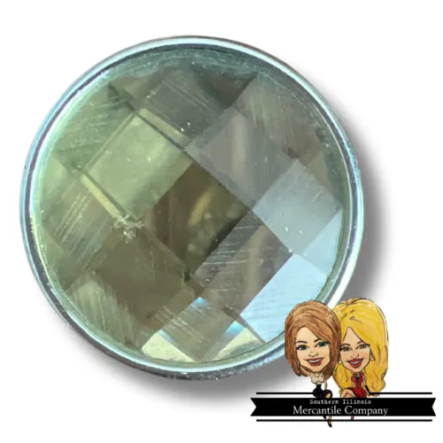 Faceted Glass Jewelry Snap