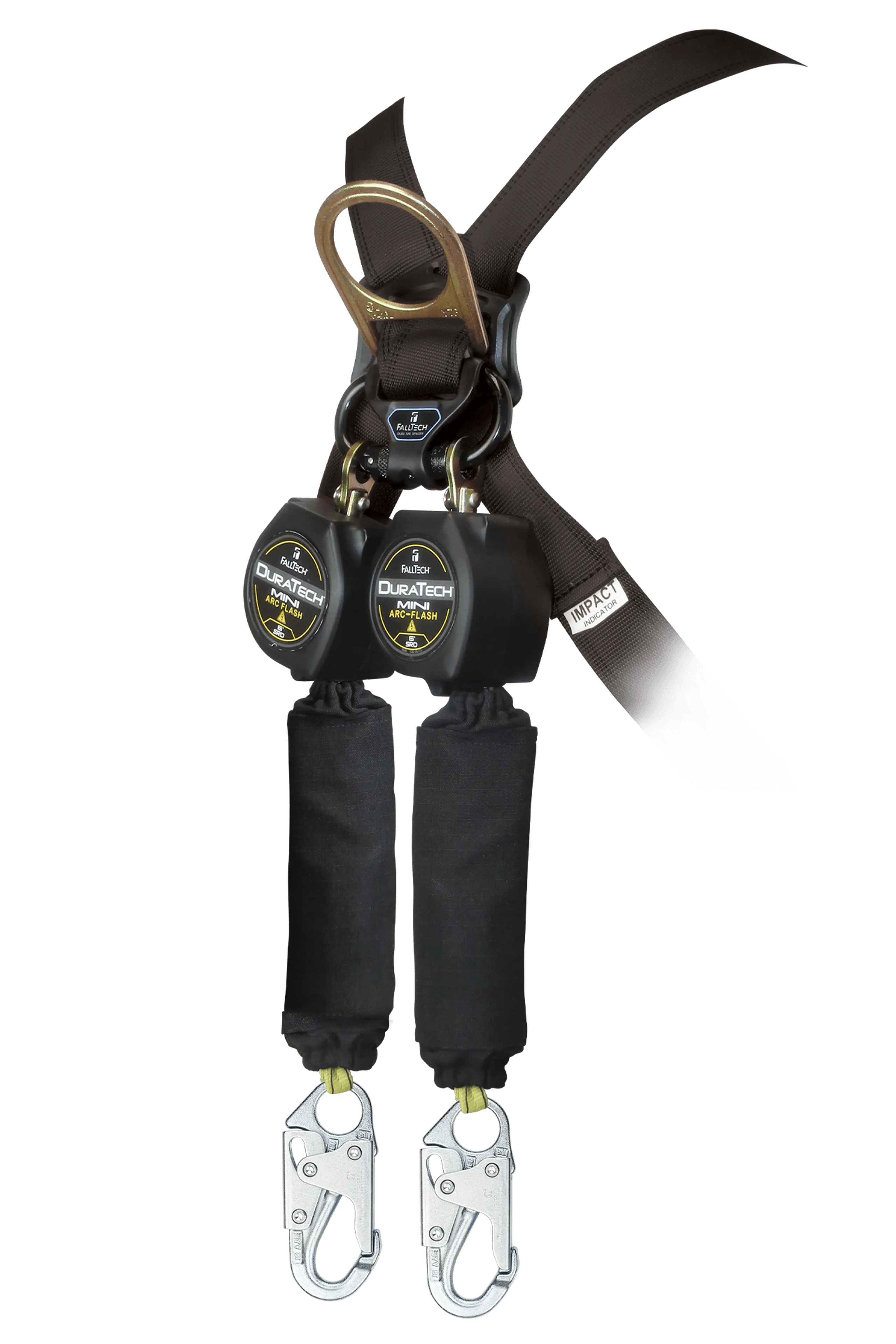 FallTech 72906TB1 6' Arc Flash Mini Personal SRL with Steel Snap Hooks, Includes Steel Dorsal Connecting Carabiner