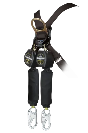 FallTech 72906TB1 6' Arc Flash Mini Personal SRL with Steel Snap Hooks, Includes Steel Dorsal Connecting Carabiner