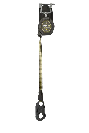 FallTech 84008SPD1 8' FT-X EdgeCore Arc Flash Class 2 Leading Edge Personal SRL-P, Single-leg with Dielectric Snap Hook