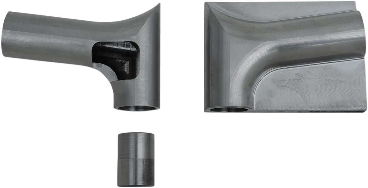 Fat Baggers, Inc. 909314-B 1-1/4in. EZ Install Handlebar Kit with Pointed Top Handlebars - Gloss Black