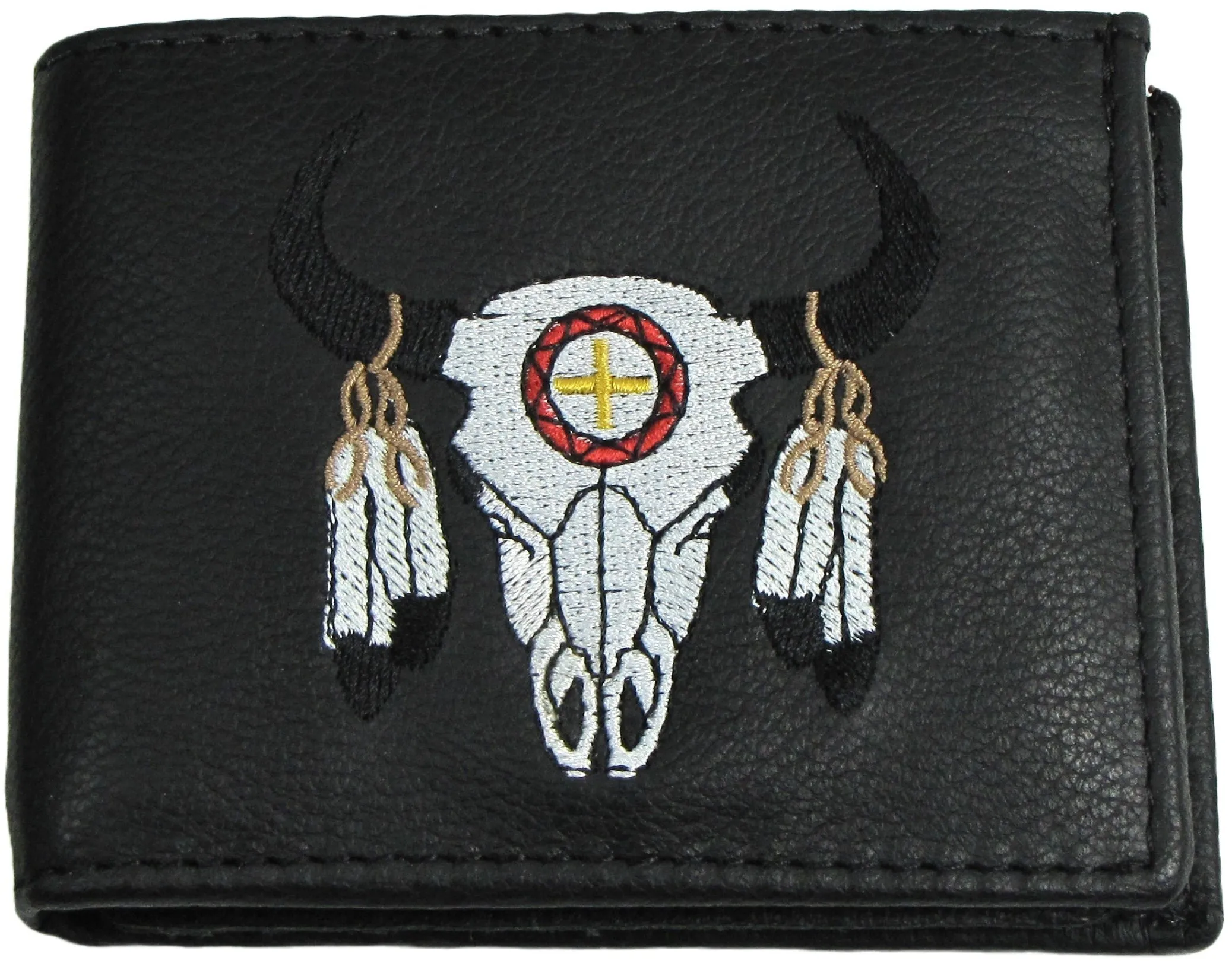 FB816- TT Embroidered Billfold-Longhorn