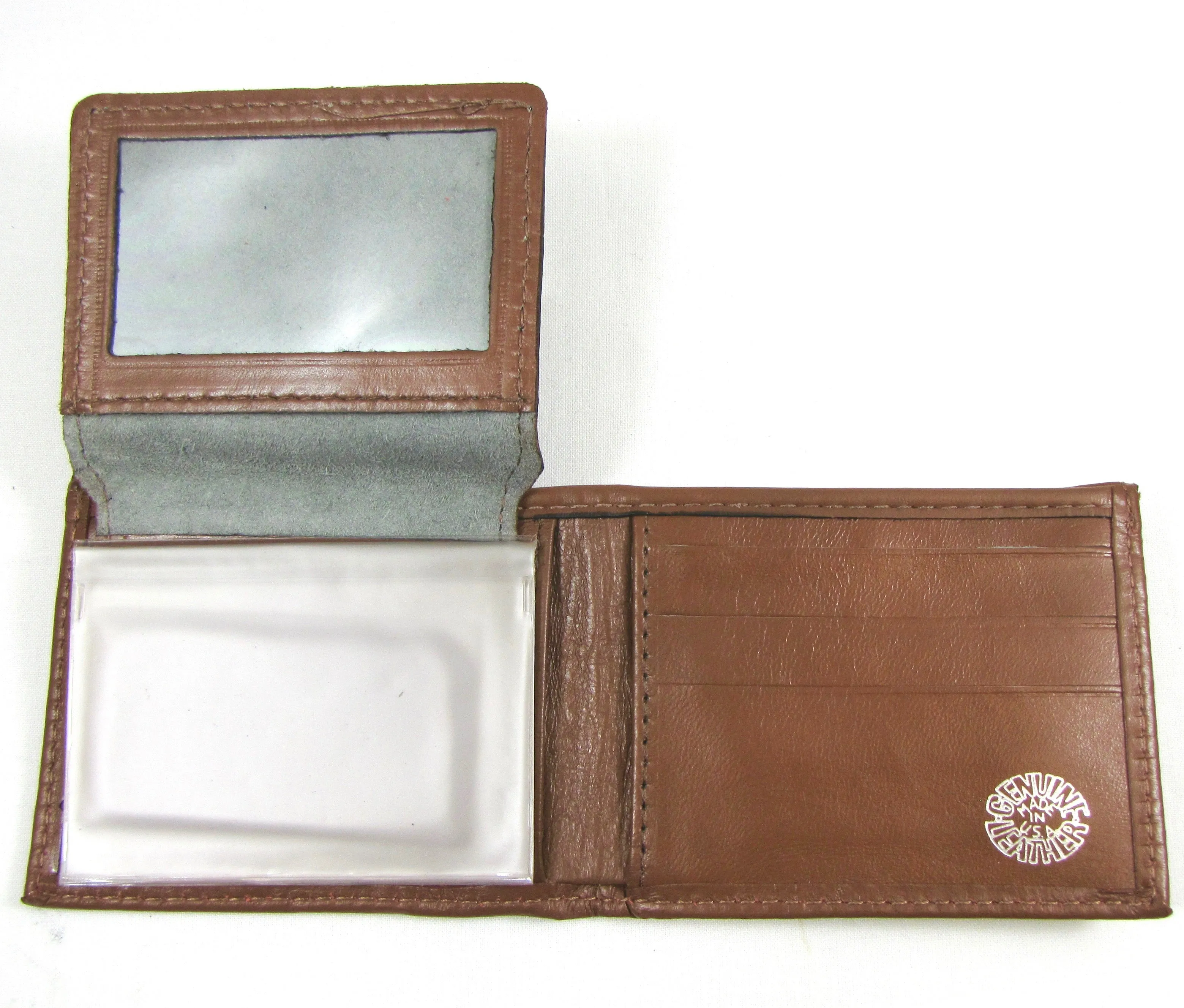 FB816T-XX  Embroidered Billfold Tan - Horseheads