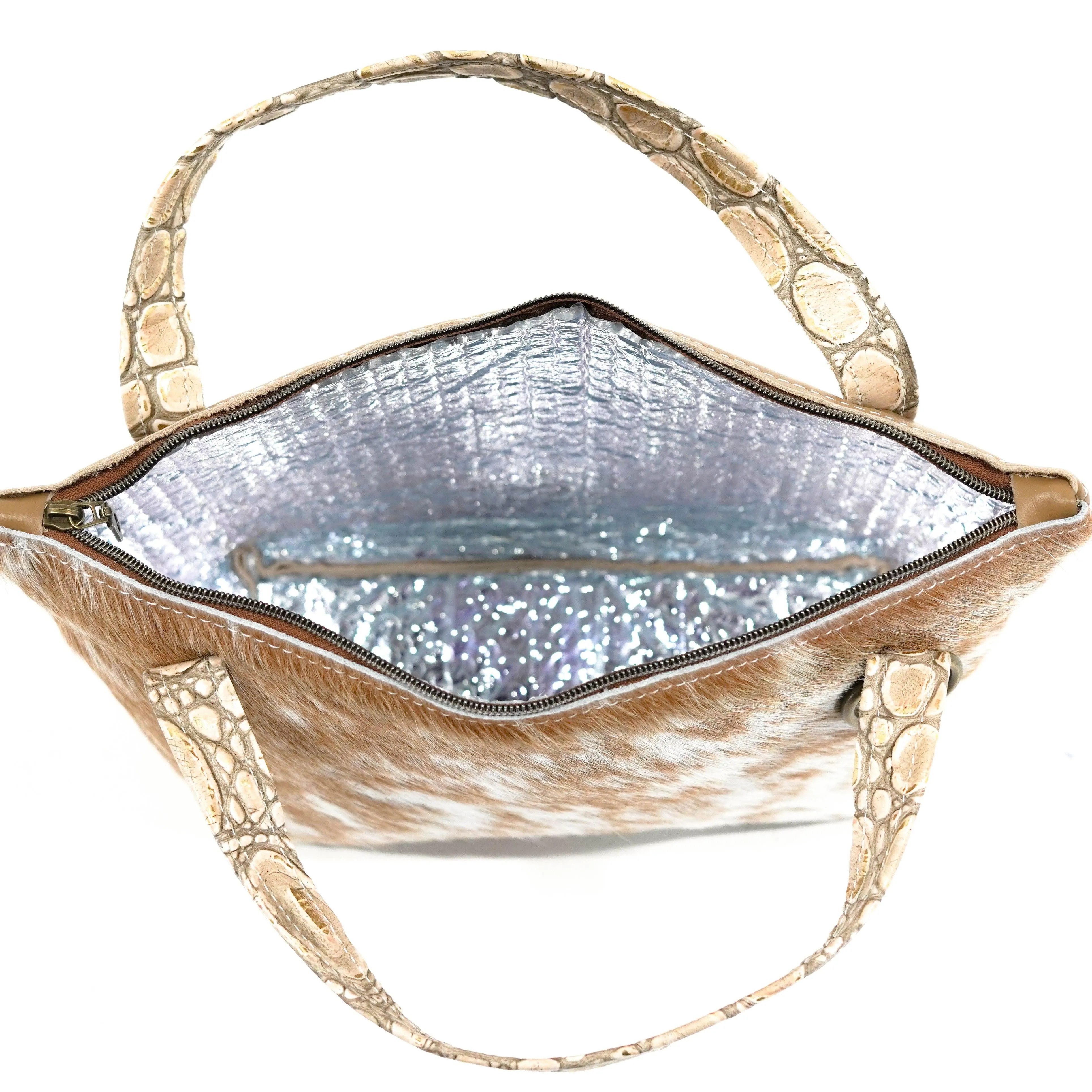Feed Bag - Longhorn w/ Ivory Jumbo Croc