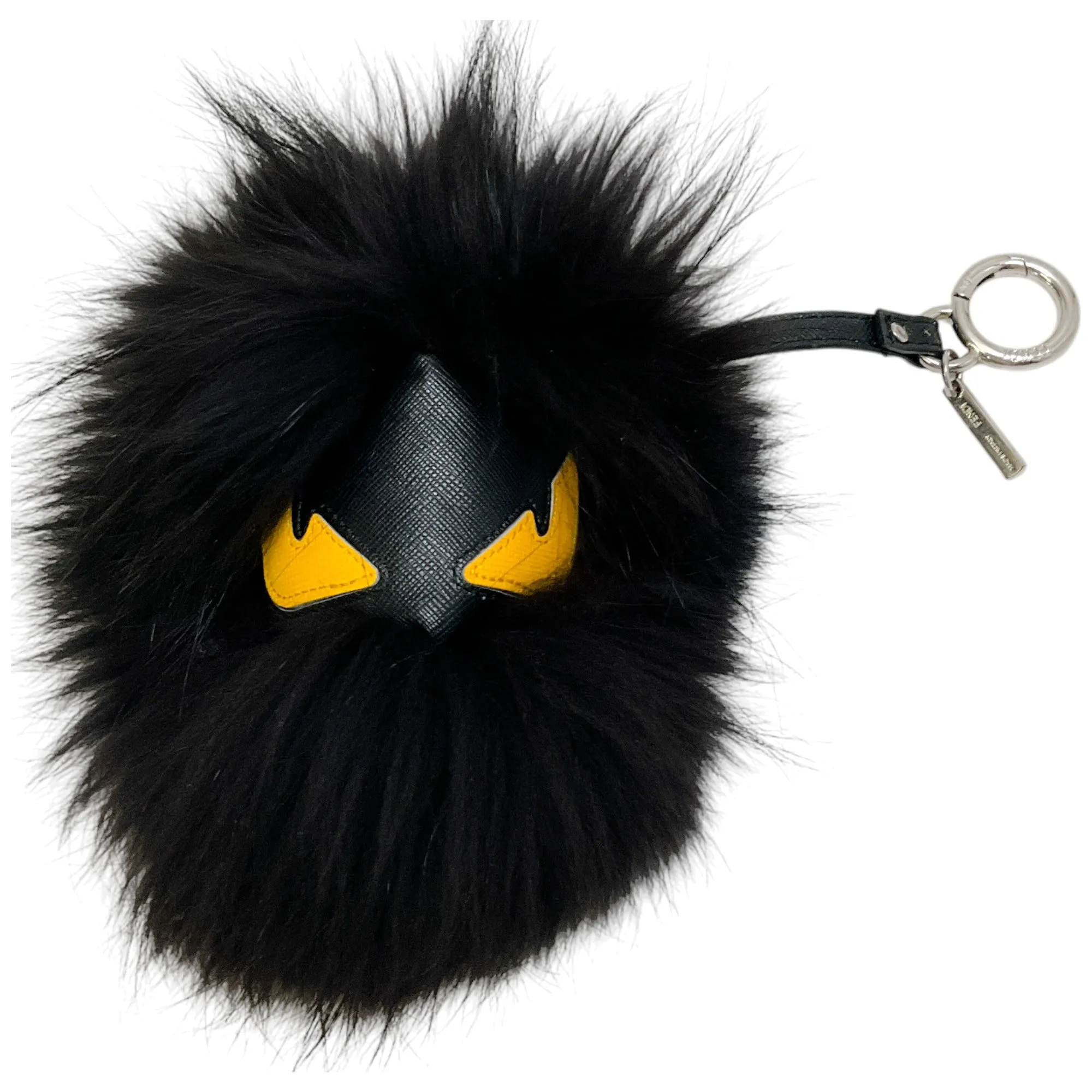 Fendi Black Fox Monster Keychain