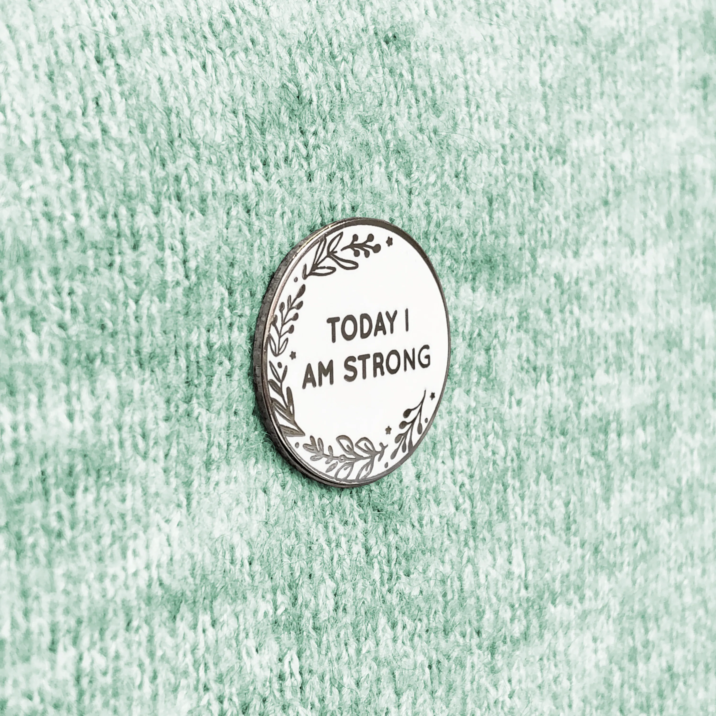 First Day At School 'Today I Am' Pin Badge Apple Card
