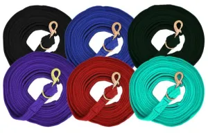 Flat Cushion Lunge Line with Removable Brass Snap