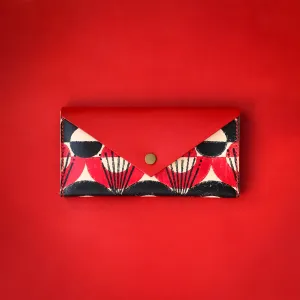 Flatlander Envelop Clutch (featuring original block print by Beenanza Design)