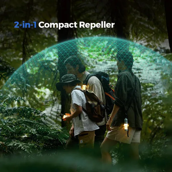 FLEXTAIL Portable 3-in-1 Mosquito Repellent & Light, TINY REPELLER