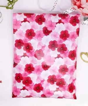 Floral 10x13 poly mailer - set of 20