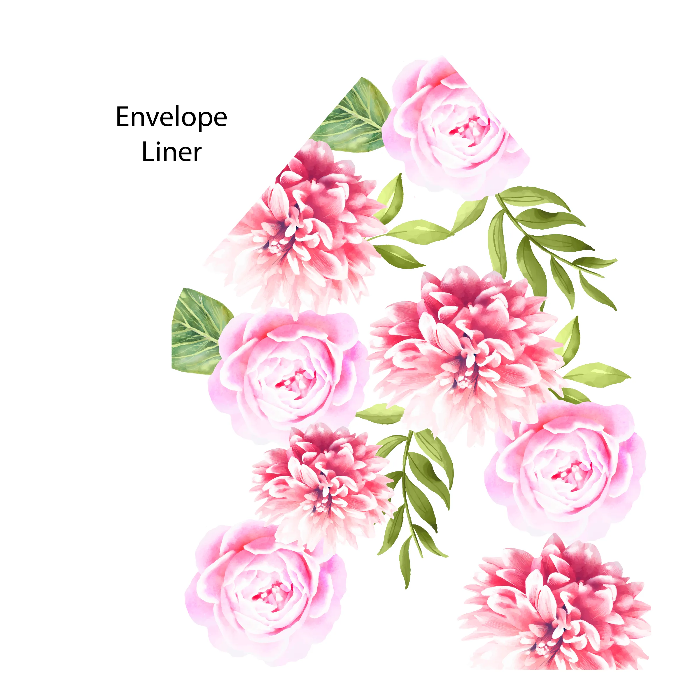 Floral Flat Note (with envelope liner)