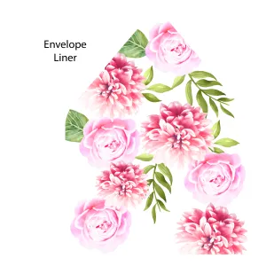 Floral Flat Note (with envelope liner)