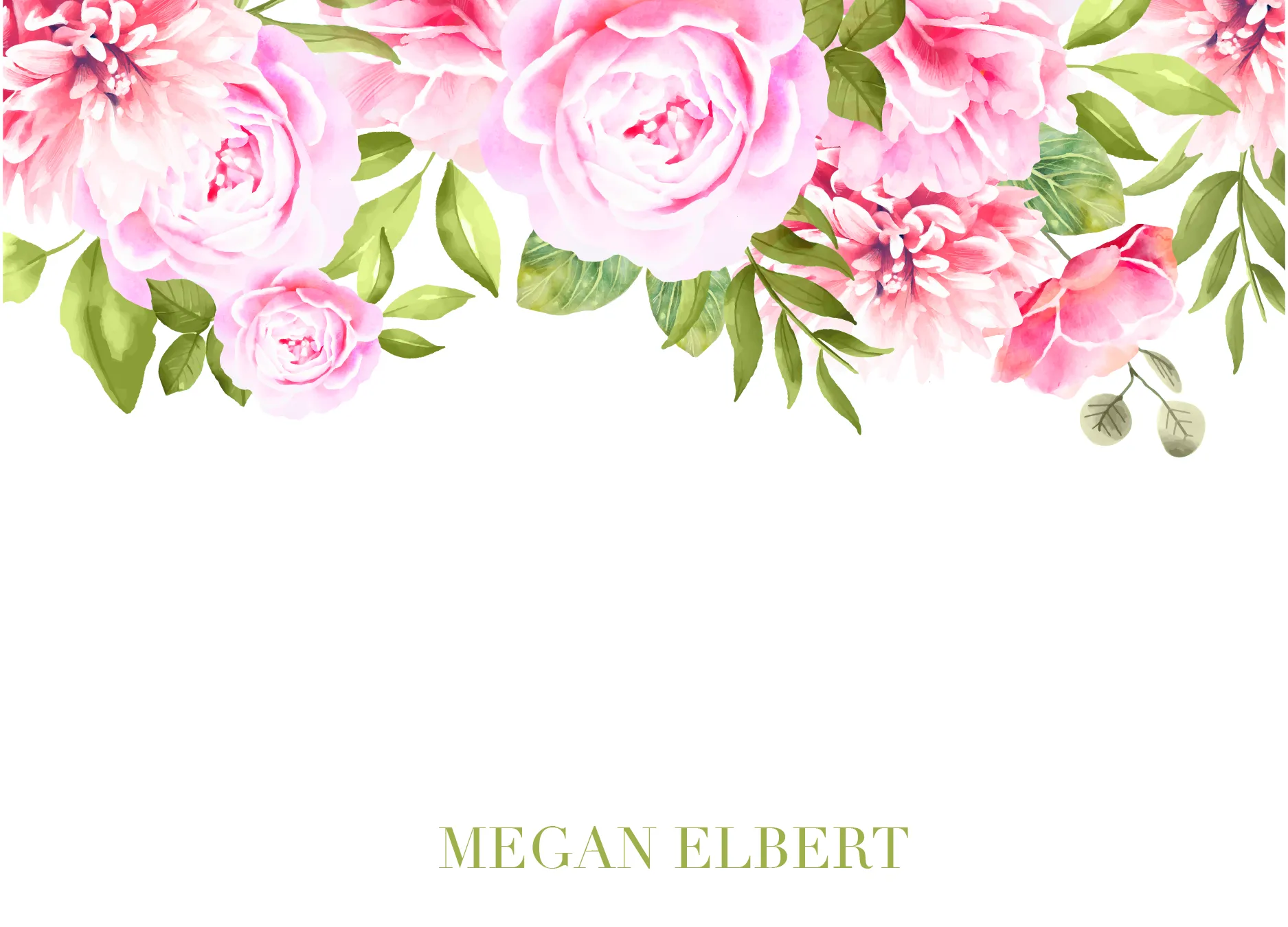 Floral Flat Note (with envelope liner)