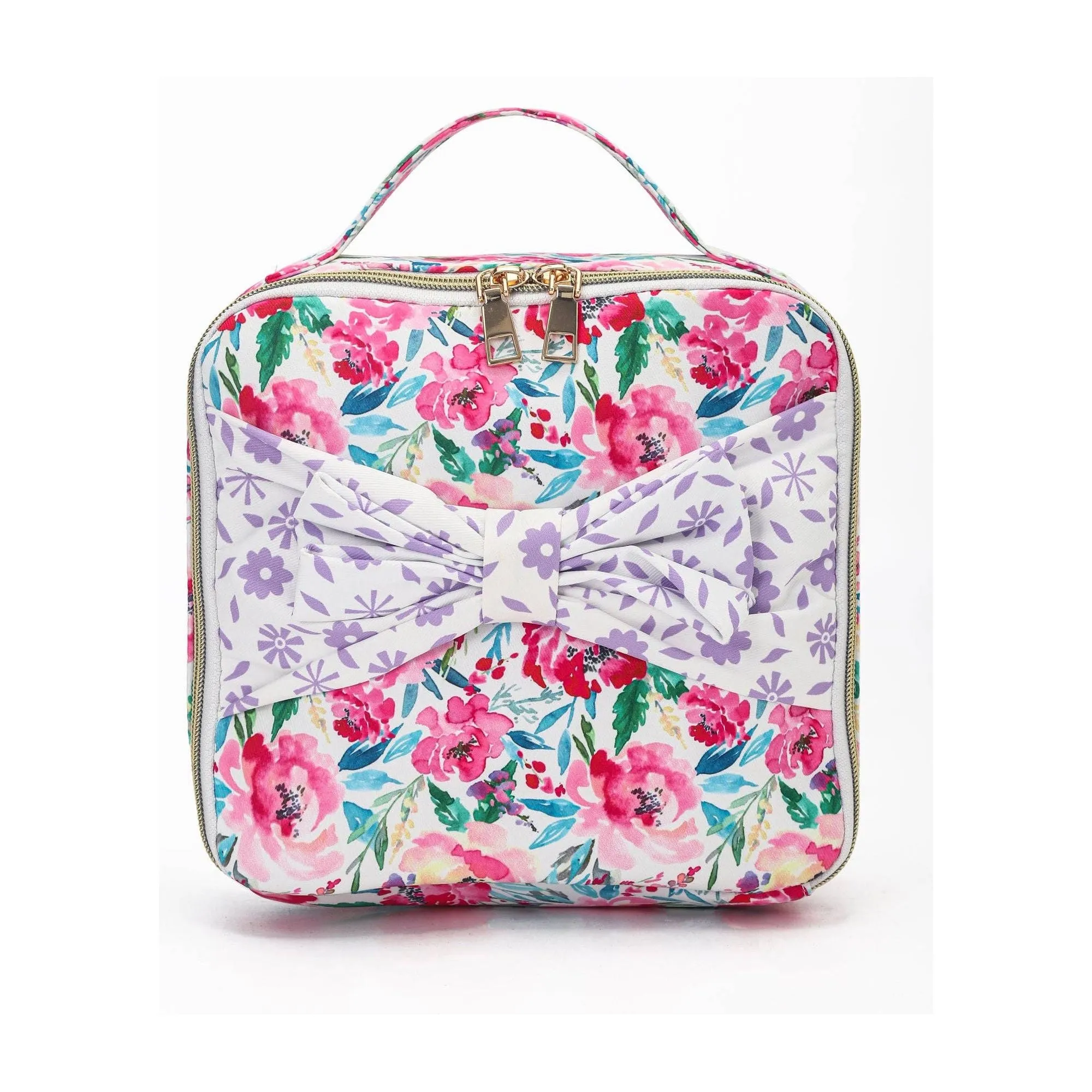Flower Bow Cute Girls Lunch Boxes Bag