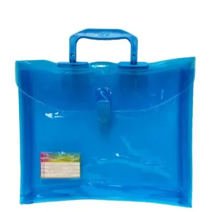 Flying Eagle Transparent  Colored Plastic Envelope with Handle short