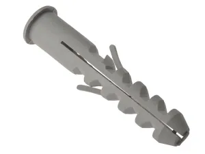 Forgefix Nylon Wall Plug Rimmed M14 X 75Mm Bag 25
