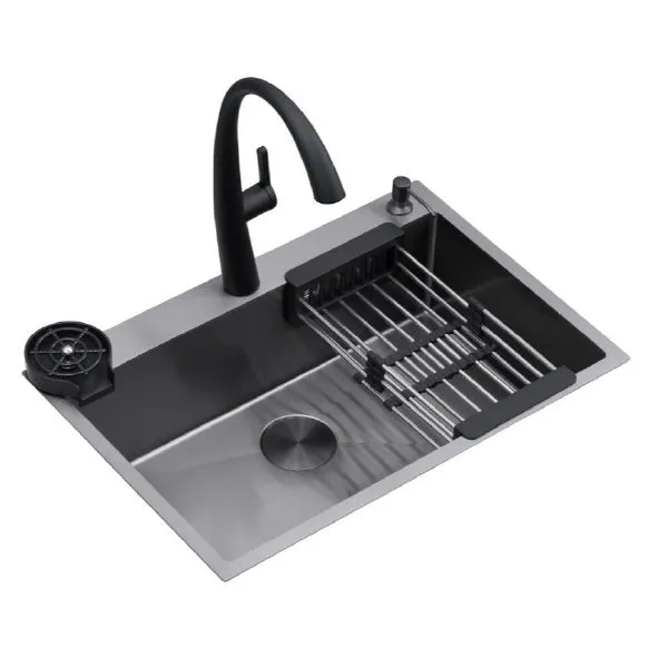 FREGADOR MODERNO - ACERO INOXIDABLE 304 - SPEZIA 76 - (762*508*220MM)