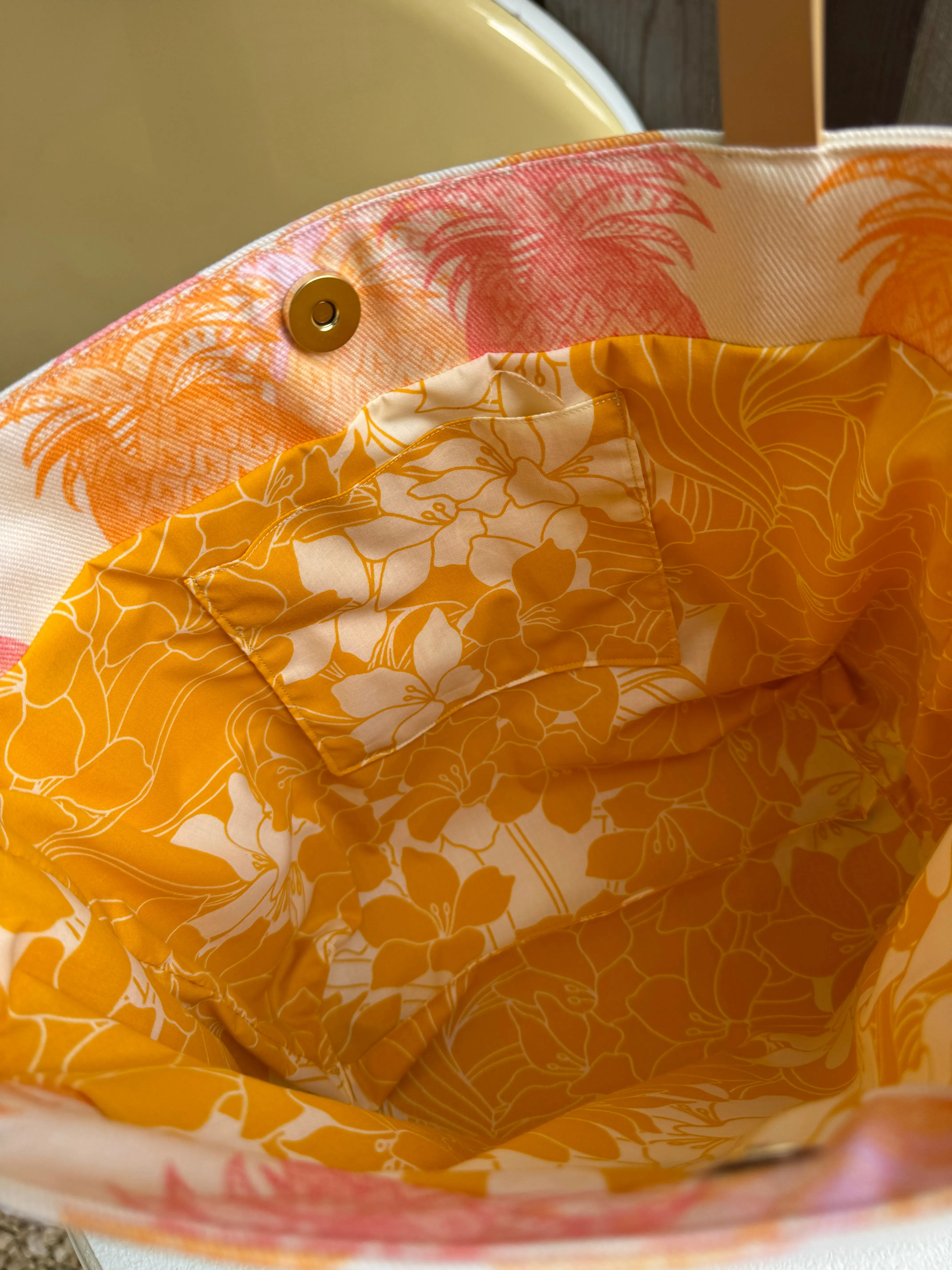 Fringe tote PINEAPPLE/ フリンジトート パイナップル