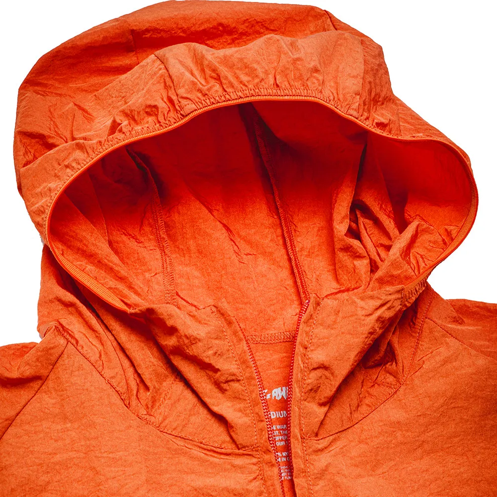 Fucking Awesome Crinkle Nylon Anorak Orange