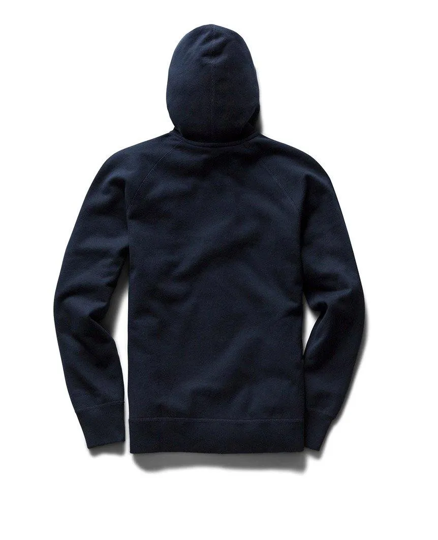 Full Zip Hoodie Midweight Terry Navy