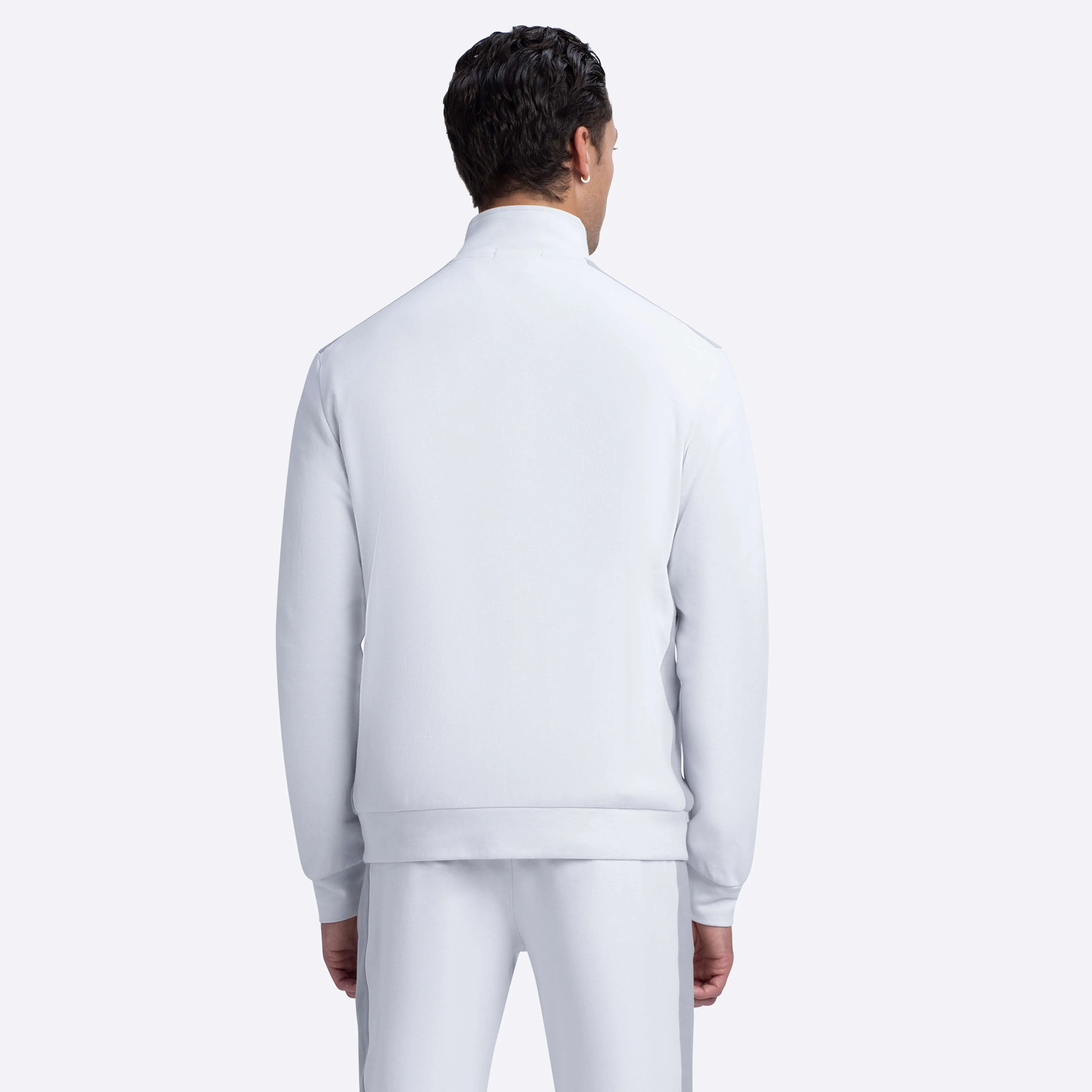 Full Zip Mock Neck Sweatshirt
