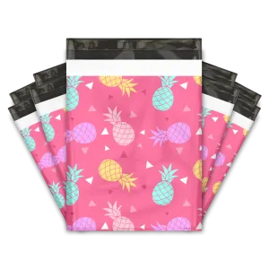 Fun pineapples 10x13 premium poly mailer - set of 10