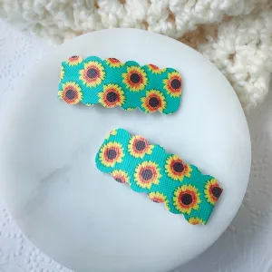 Fun Sunflowers Snap Clip Duo