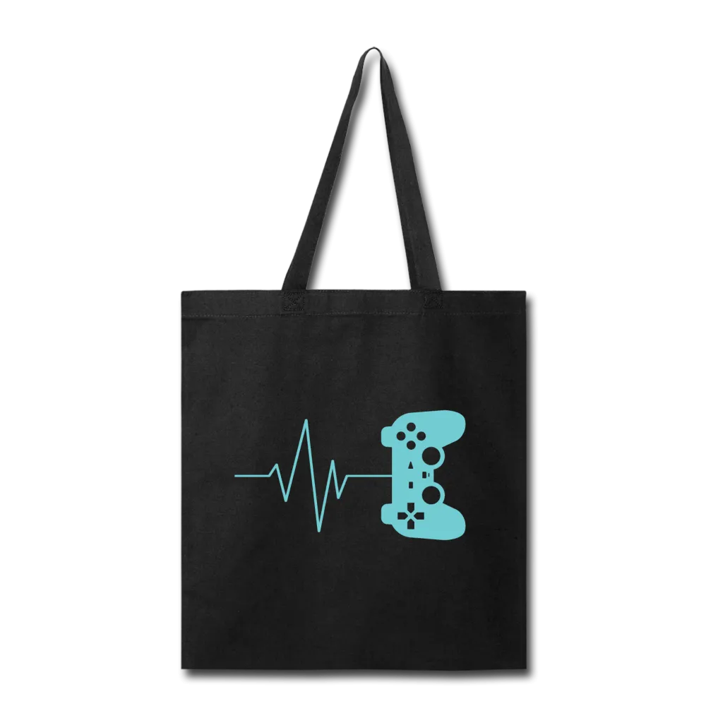 Gamer's Heartbeat Tote Bag