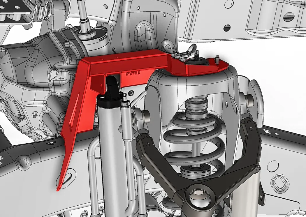 Gen 3 Raptor Fabricated Front By-Pass Shock Mount Kit