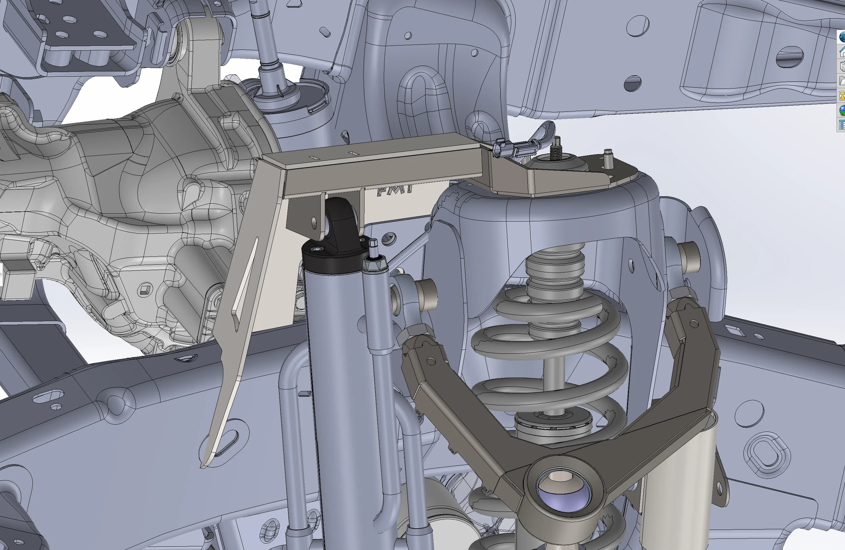 Gen 3 Raptor Fabricated Front By-Pass Shock Mount Kit