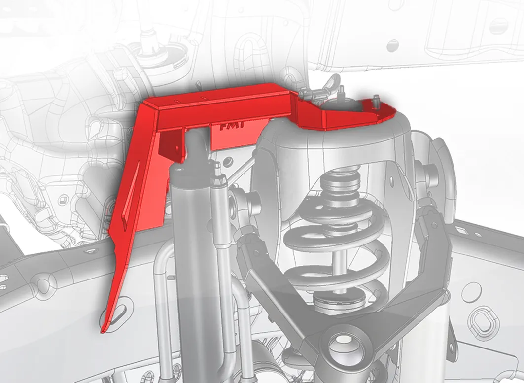 Gen 3 Raptor Fabricated Front By-Pass Shock Mount Kit