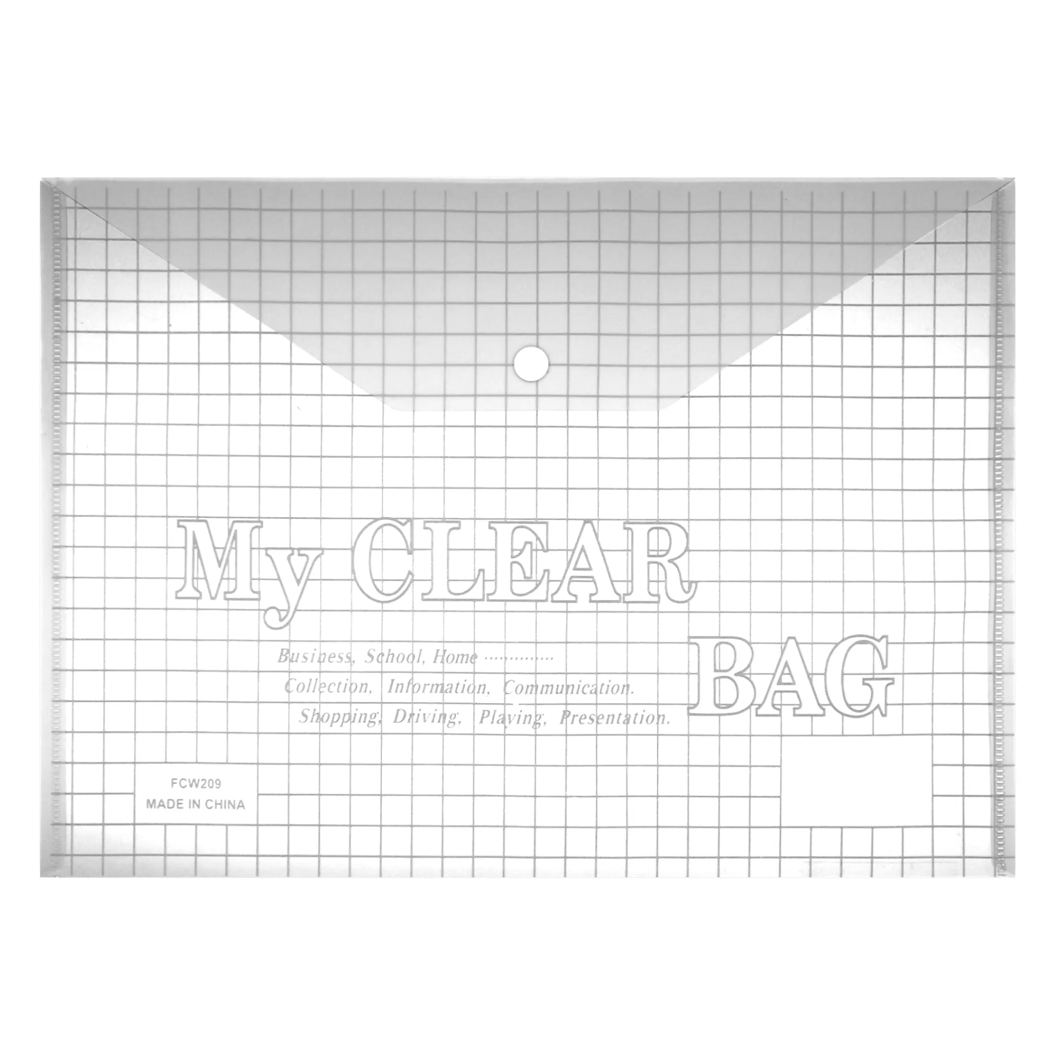 Generic Medium Duty Plastic Clear Bag A3