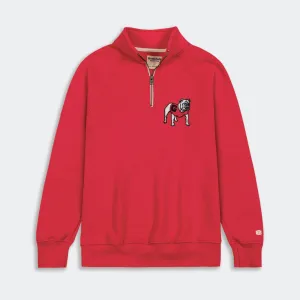Georgia Bulldogs Retro Logo Quarter Zip
