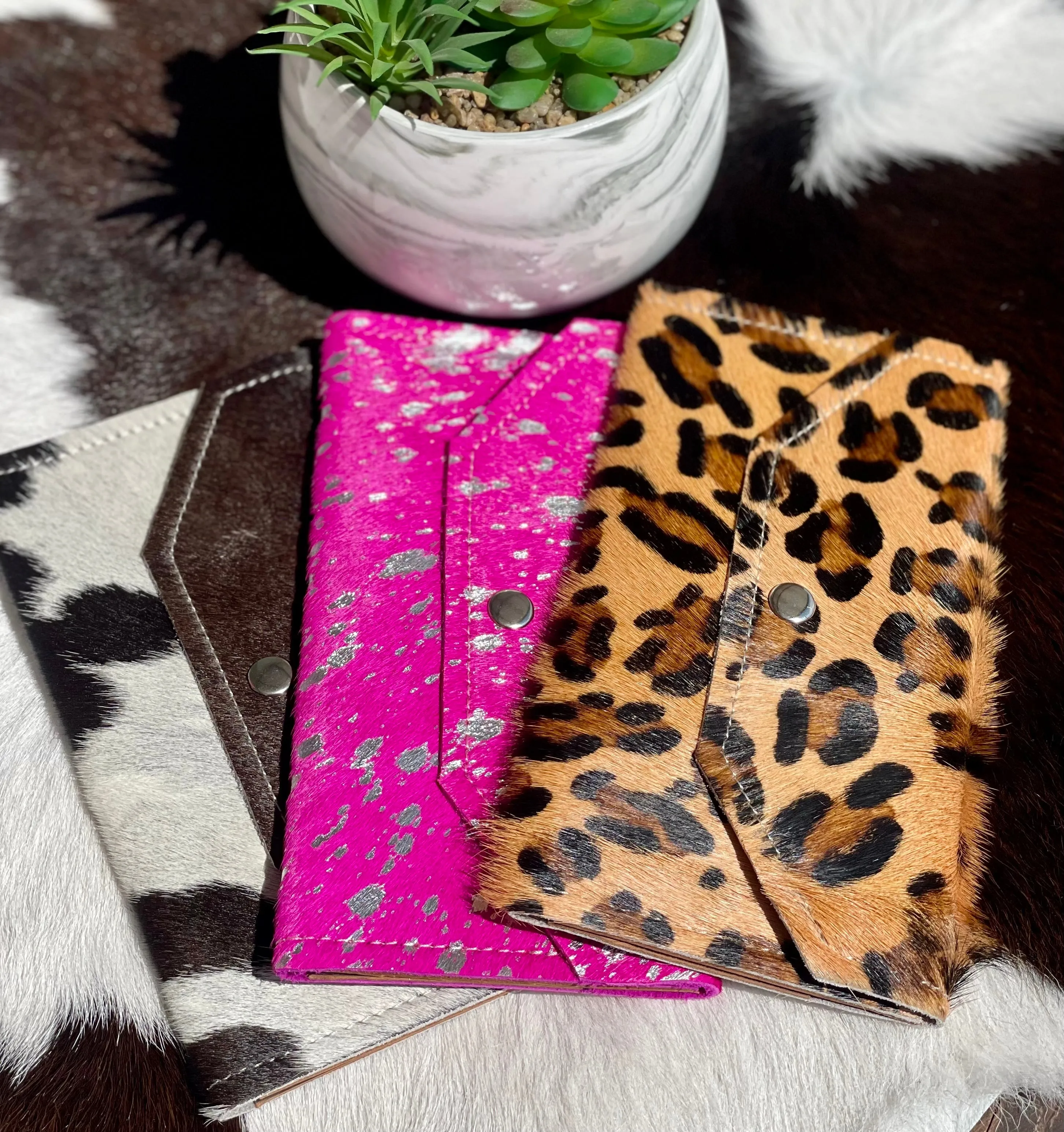 Giddy On Up Hide Leather Wallet