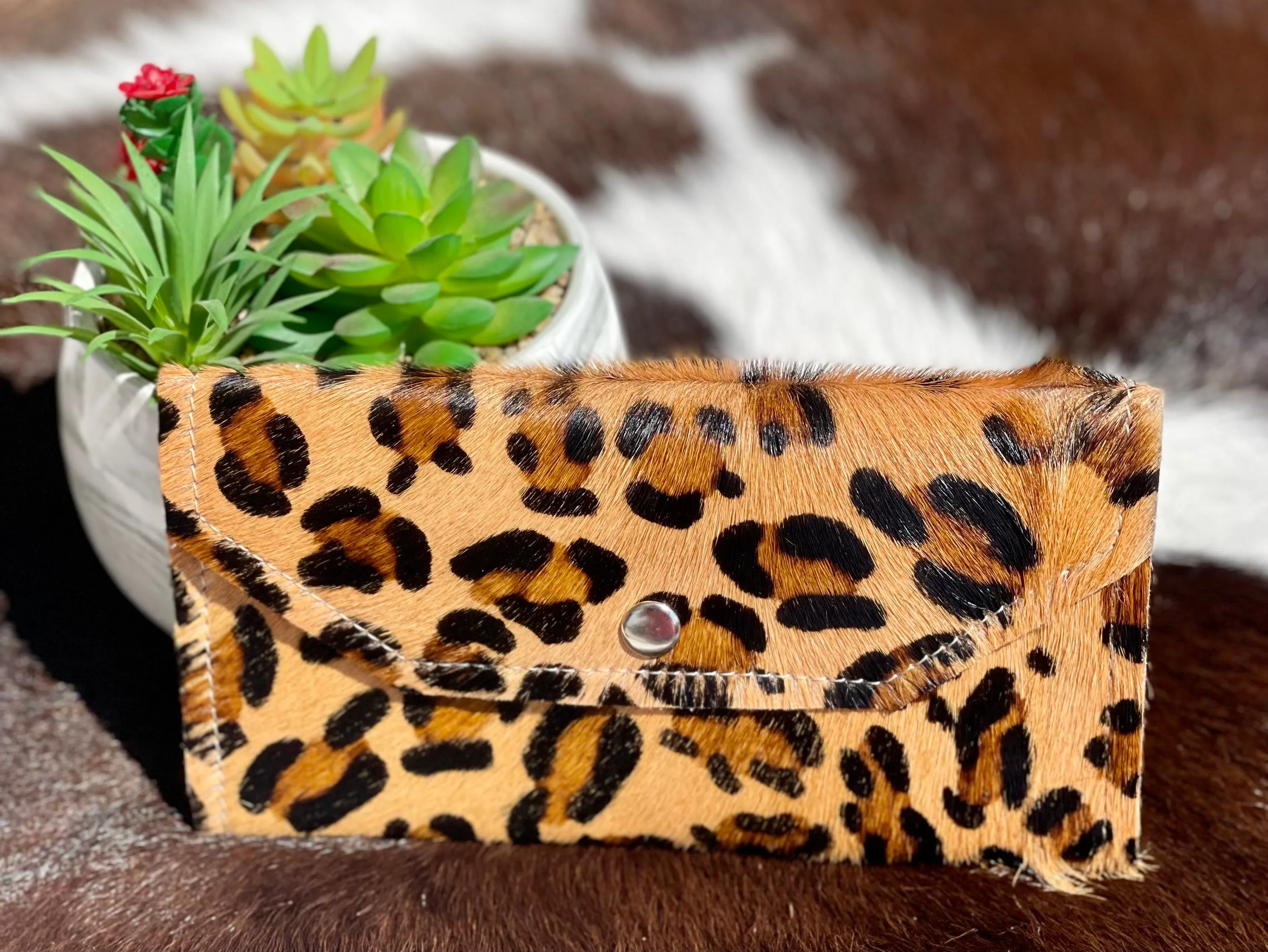 Giddy On Up Hide Leather Wallet