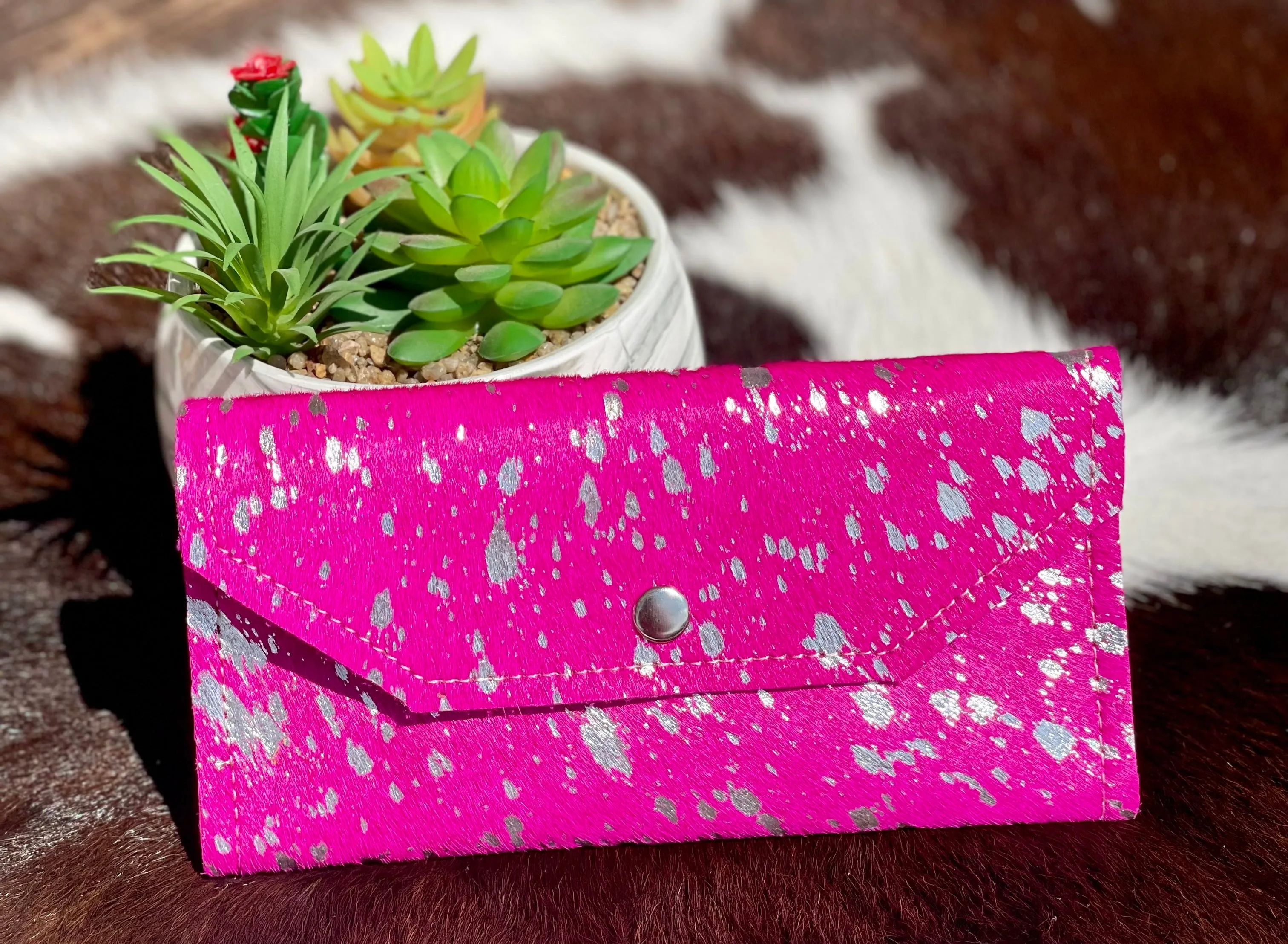 Giddy On Up Hide Leather Wallet