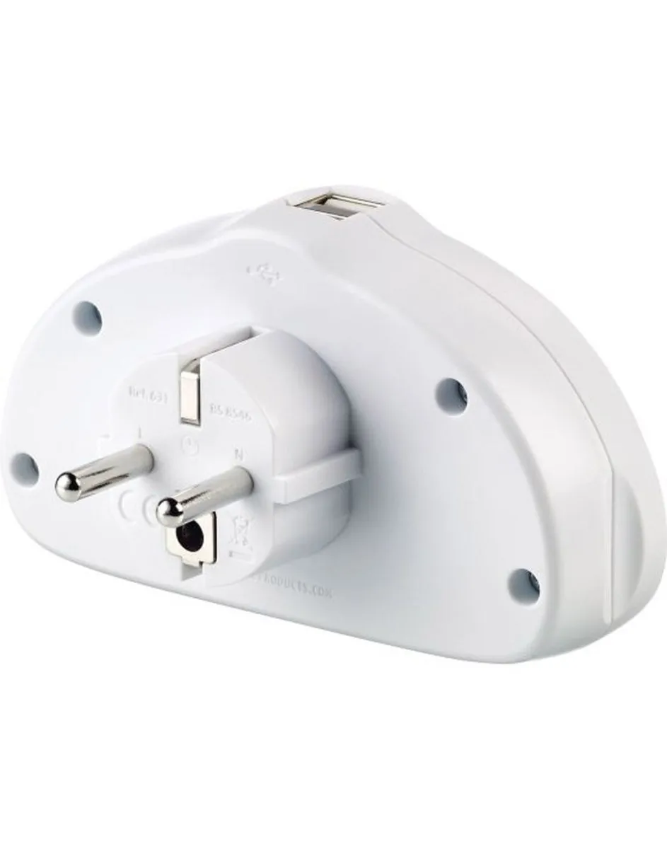 Go Travel World-EU Adapter Duo   USB