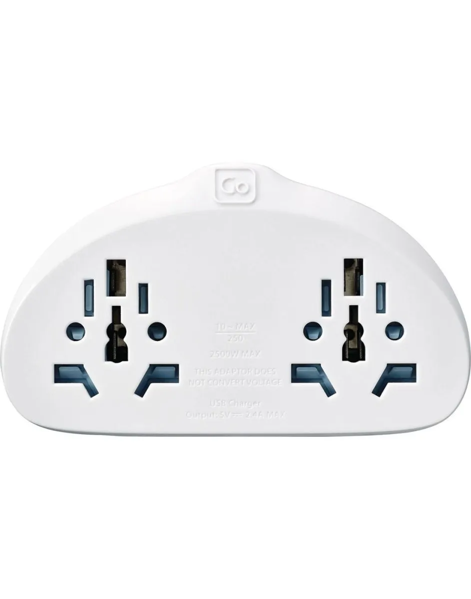 Go Travel World-EU Adapter Duo   USB