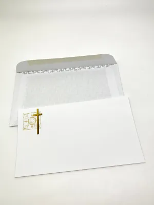 Gold Cross Note Card with Envelope