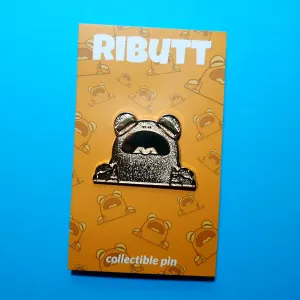 Gold - Ributt the Frog Enamel Pin