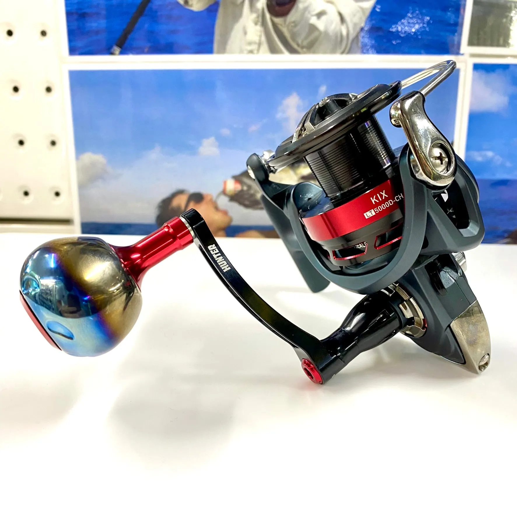 Gomexus Hunter Jigging Handle for Daiwa Spin Reels
