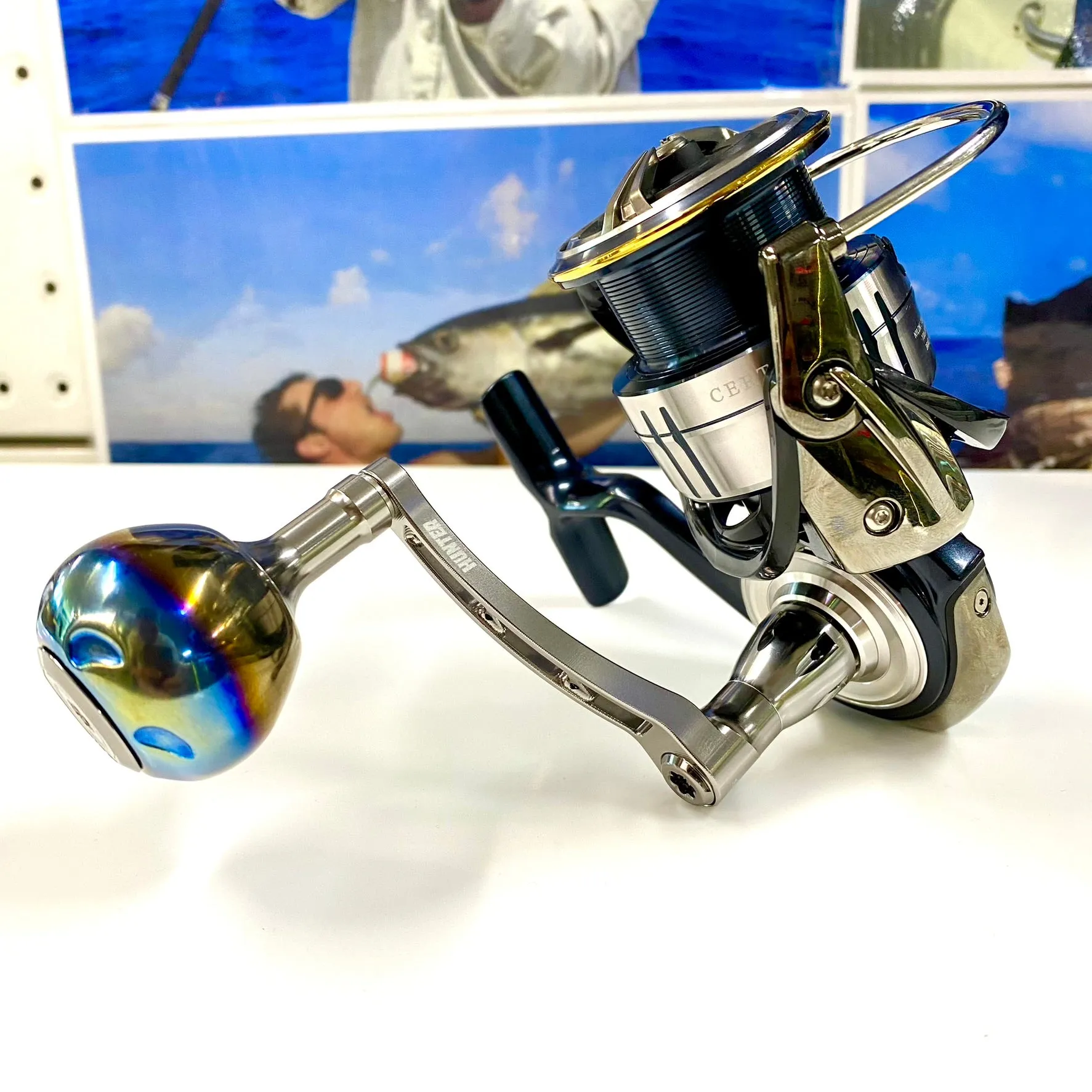 Gomexus Hunter Jigging Handle for Daiwa Spin Reels