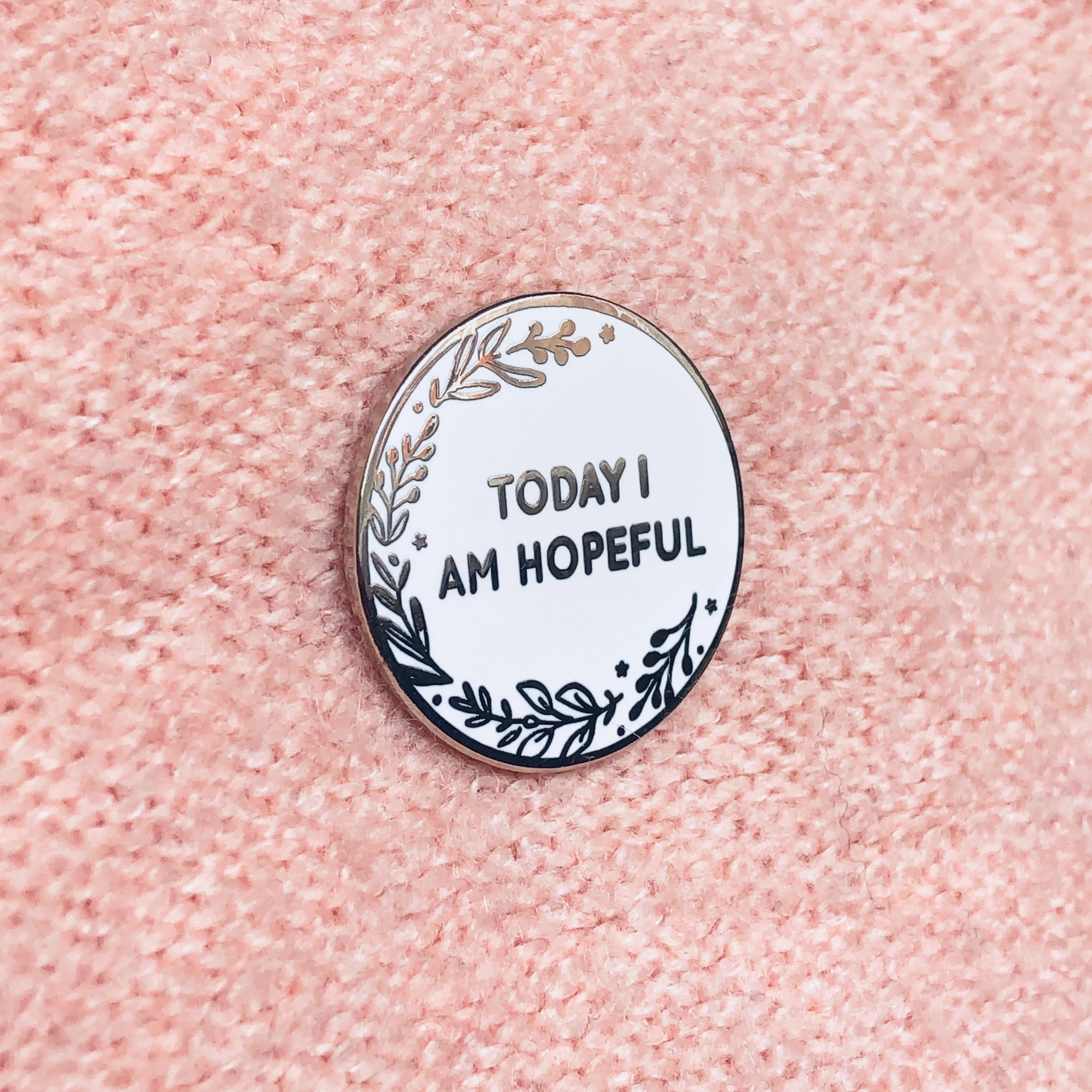 Good Luck At School 'Today I Am' Pin Badge Card
