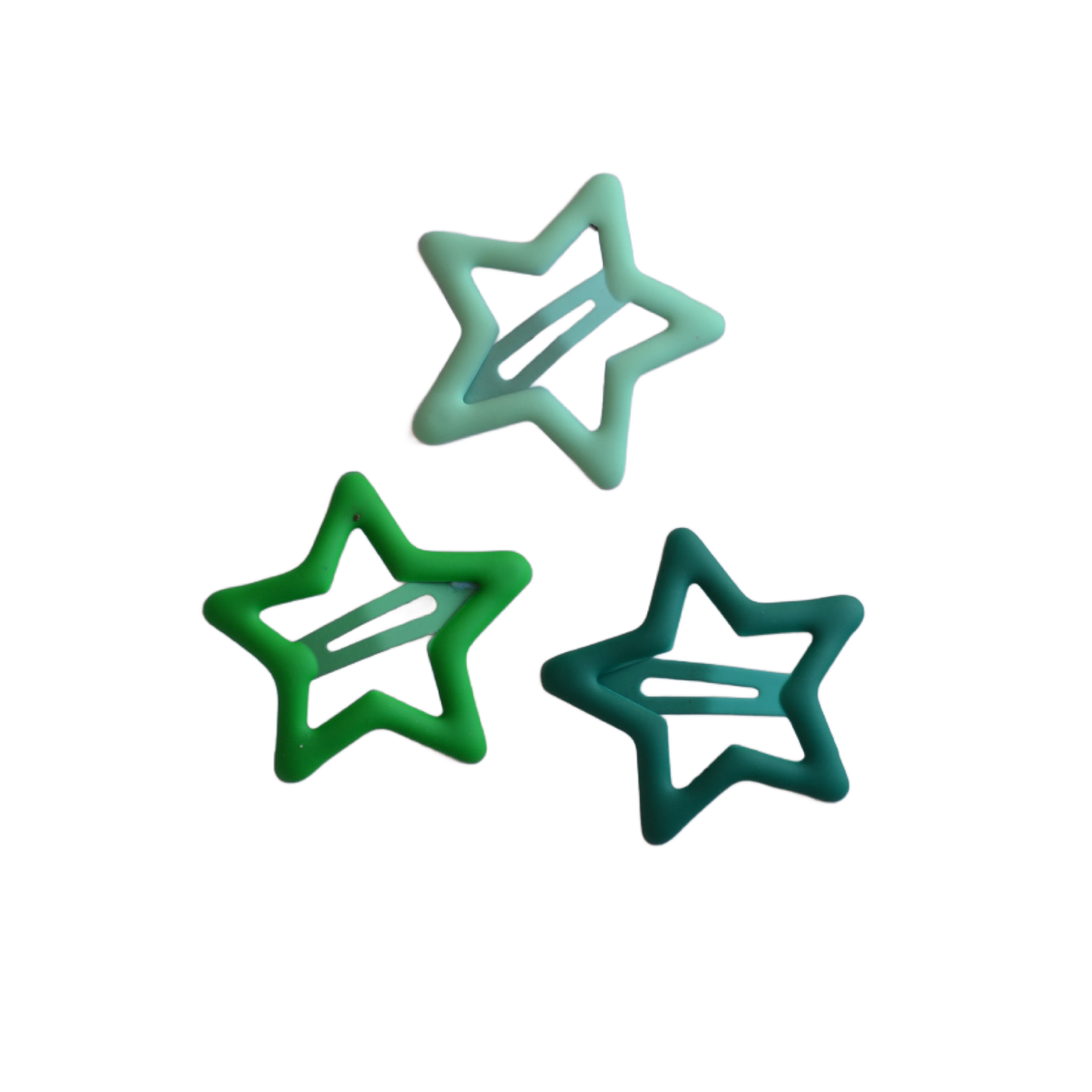 Green Snap Clips (Set of 3)